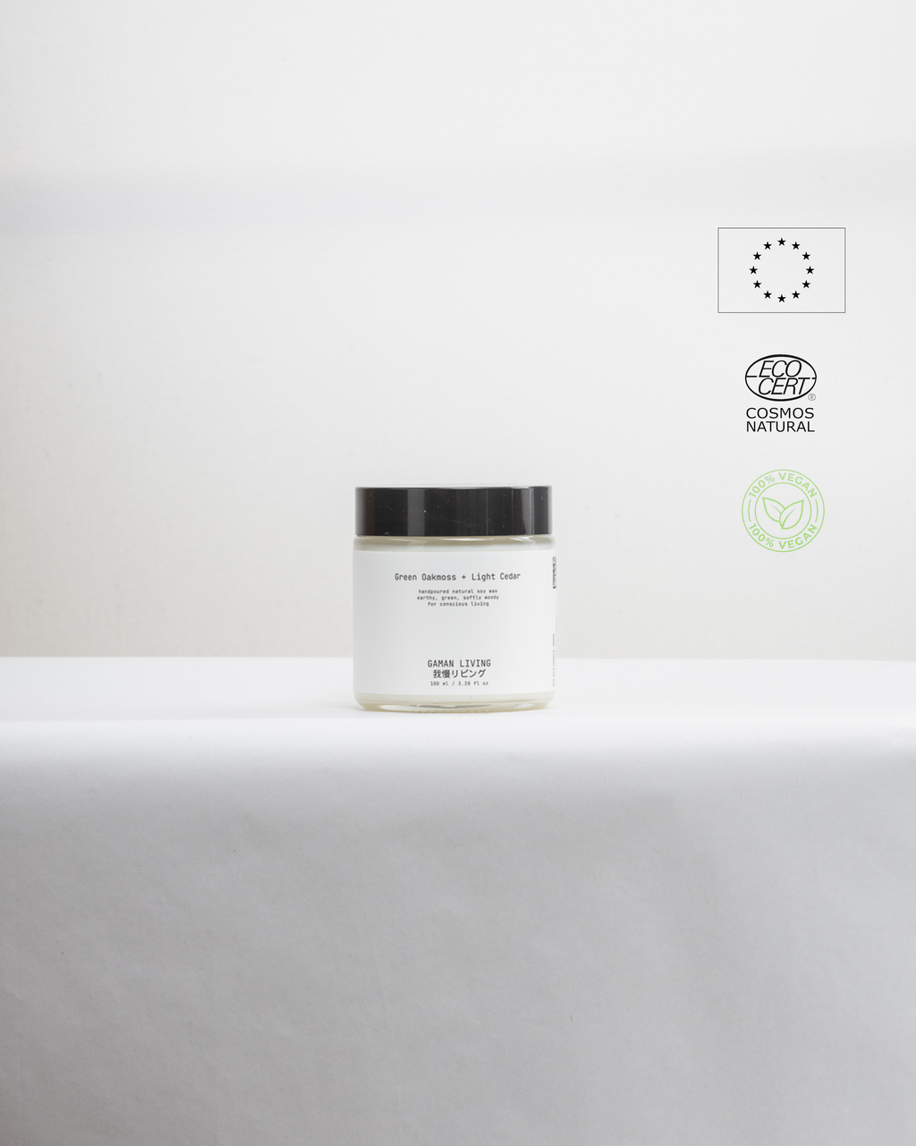 The Gaman Candle, Oakmoss & Cedarwood